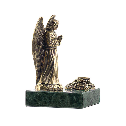 Статуэтка «Ангел. Большой» с подсвечником на камне купить с доставкой Статуэтка «Ангел. Большой» с подсвечником на камне