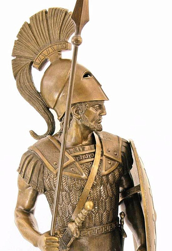 Бронзовая композиция "Воин из Спарты"