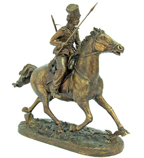 Бронзовая композиция "Донской казак"
