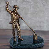 Бронзовая композиция "Металлург"