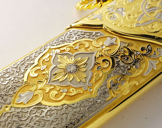 Нож с головой кабана № 2. Златоуст