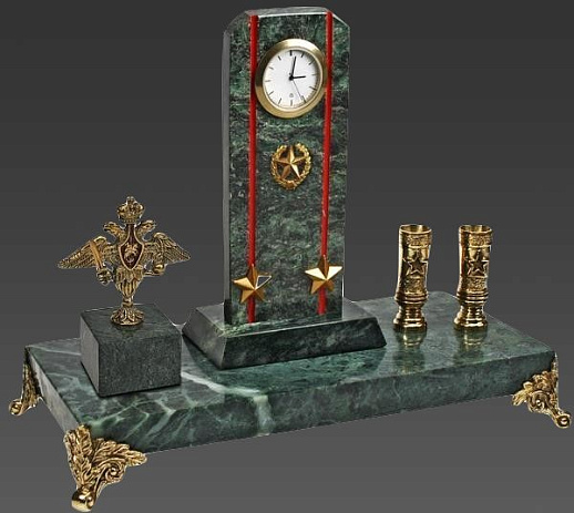 Часы подарочные «Погон с п/п и гербом Сухопутных войск» купить с доставкой Часы подарочные «Погон с п/п и гербом Сухопутных войск»