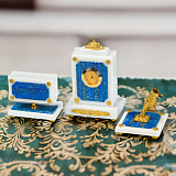 Письменный прибор лазурит