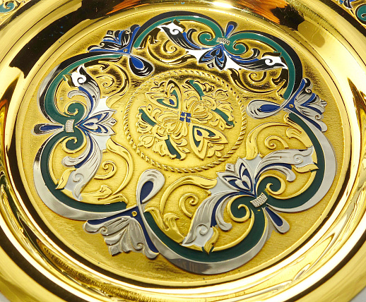 Кофейный набор "Царский малахит" купить с доставкой Кофейный набор "Царский малахит"