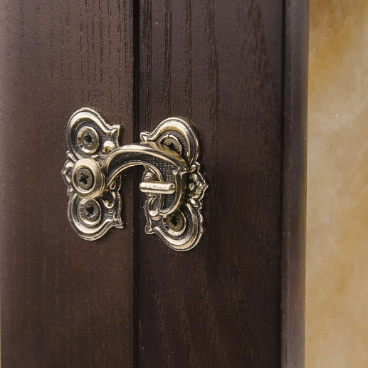 Бронзовая ключница настенная "Птицы" с подсветкой