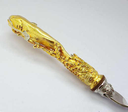 Набор шампуров "Рыбы". Позолота