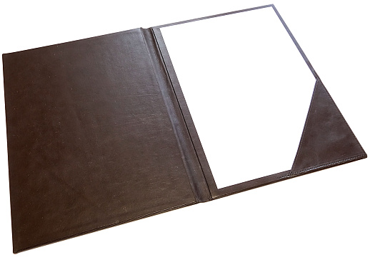 Кожаная папка на подпись руководителю