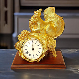 Настольные часы из бронзы