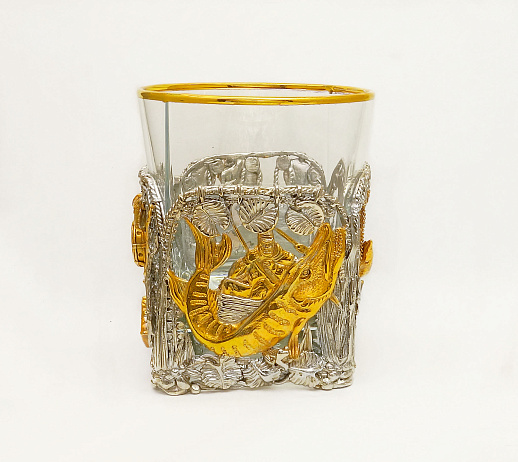 Подарочный бокал для виски  "Лучшему рыбаку"