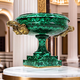 Ваза из малахита "Дары Диониса"