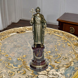 Статуэтка "Князь Владимир" (пьедестал, яшма)