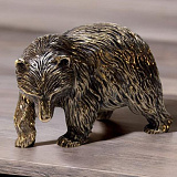 Бронзовая статуэтка "Медведь идущий"