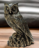 Бронзовая статуэтка "Сова"