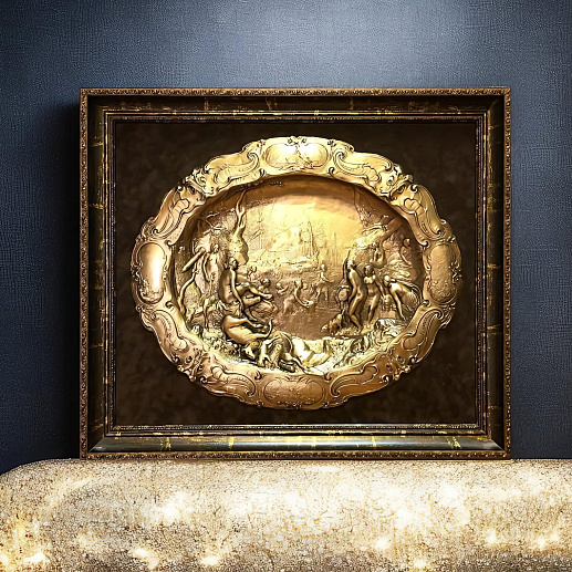 Копия блюда "Диана в купании и Актеон"