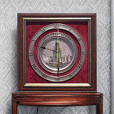 Плакетка-часы "Спасская башня"