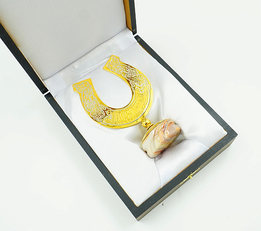 Декоративная подкова "Оникс". Златоуст