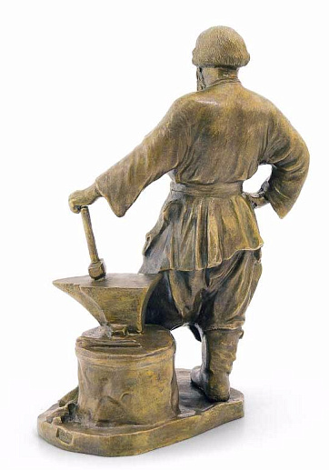 Бронзовая композиция "Кузнец" (малый)