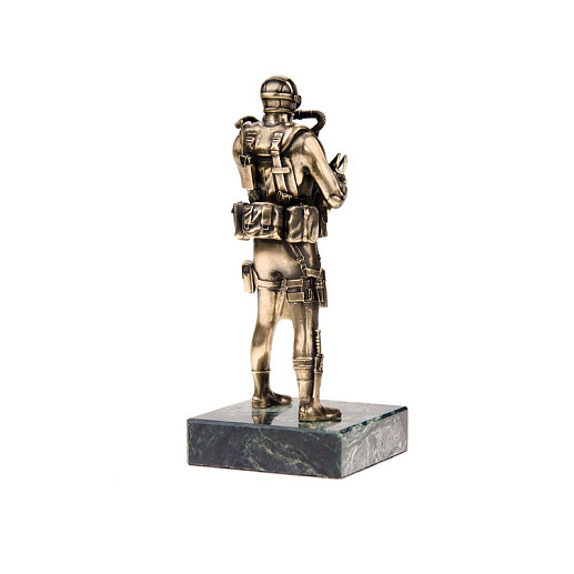 Бронзовая статуэтка "Водолаз"