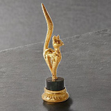 Бронзовая статуэтка "Кошка для колец"