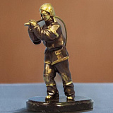 Бронзовая статуэтка "Пожарный"