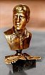 Бронзовый бюст "Высоцкий В.(с гитарой)"