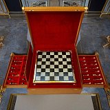 Шахматы резные "Черное и белое". Златоуст