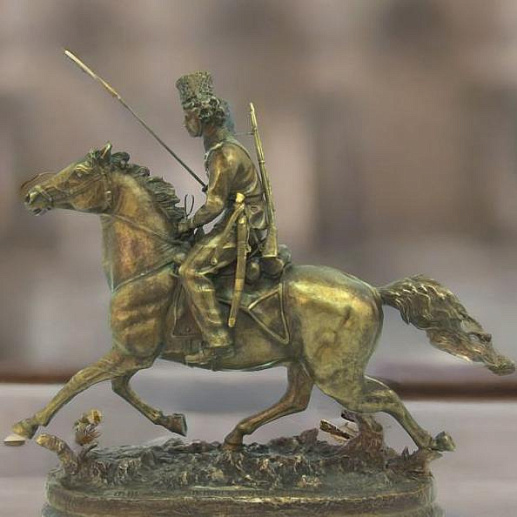 Бронзовая композиция "Донской казак"