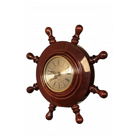 Штурвал сувенирный, часы (8 ручек) купить с доставкой Штурвал сувенирный, часы (8 ручек)