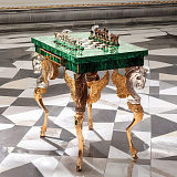 Шахматы из малахита