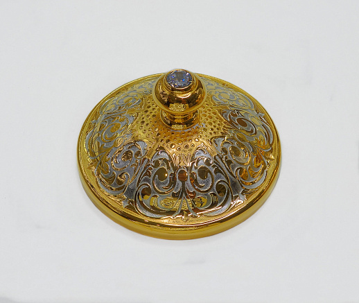 Водочный набор с икорницей. Златоуст