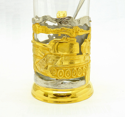 Сувенирный подстаканник "Танки"