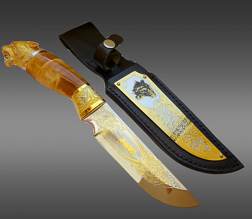 Нож "Пантера" №5. Златоуст купить с доставкой Нож "Пантера" №5. Златоуст