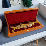 Бронзовая ключница "Стрекоза"