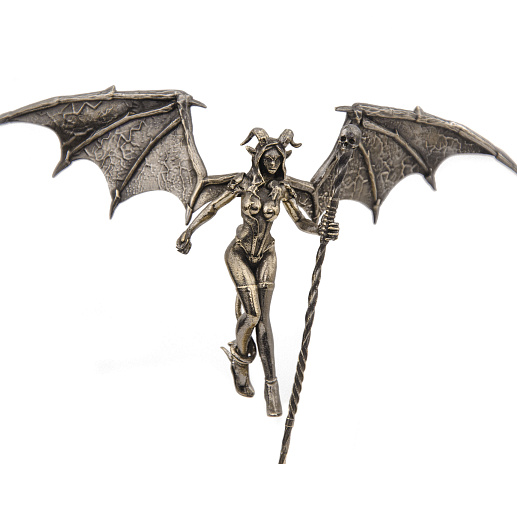 Бронзовая статуэтка "Суккуб" на камне