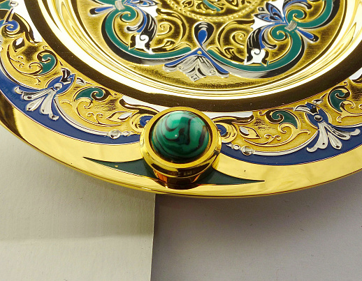 Кофейный набор "Царский малахит" купить с доставкой Кофейный набор "Царский малахит"