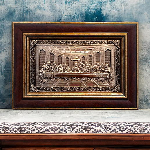 Картина из металла "Тайная вечеря" малая