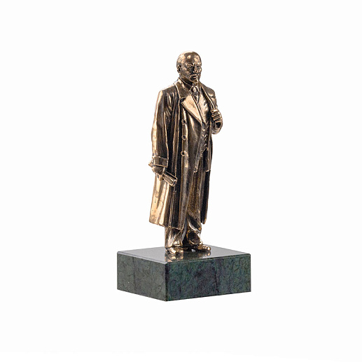 Бронзовая статуэтка "В.И. Ленин" на подставке