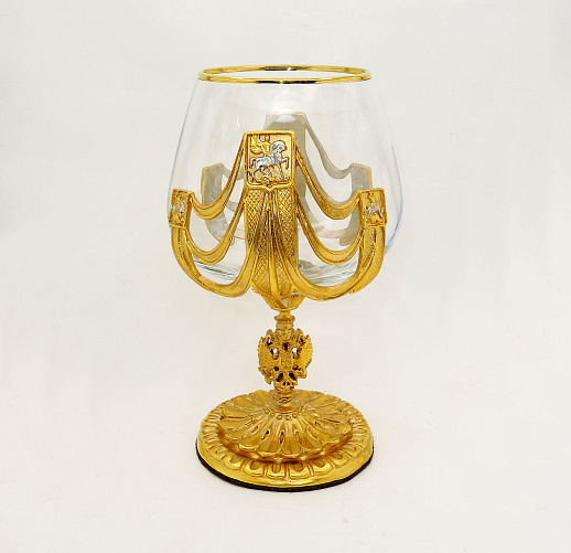 Бокал для коньяка "Герб РФ"