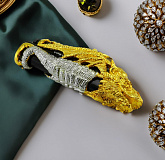 Чехол для зажигалки "Дракон" в золоте