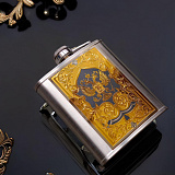 Фляжка в подарок "Герб РФ"