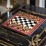 Шахматы из родонита