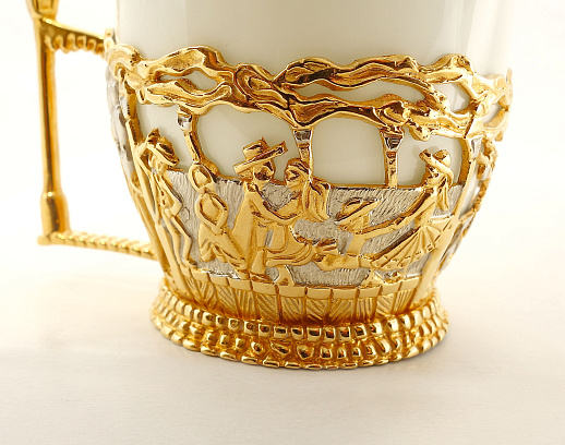 Сувенирная кофейная чашка "На ярмарке"