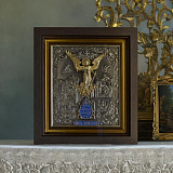 Икона "Ангел Хранитель" с золочением