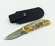 Нож складной "Олени" Златоуст.