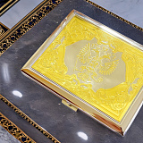 Портсигар "Российский"/ на 9 сигарет. Златоуст