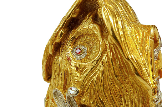 Бронзовый колокольчик "Теремок"