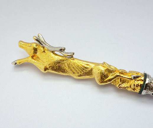 Набор шампуров "Звери". Позолота