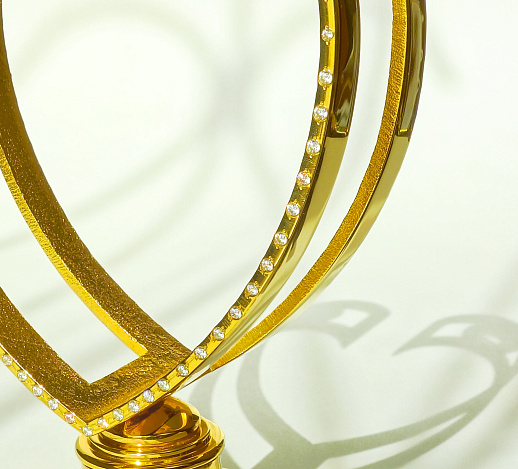 Винный набор "Сердце". Златоуст