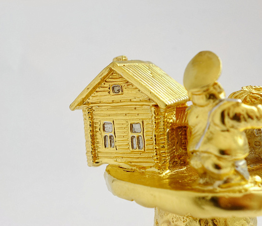 Колокольчик в золоте "Пост ГИБДД"