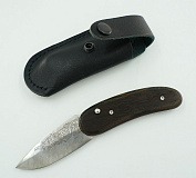 Нож складной рабочий №3 дамасский